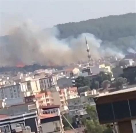 İ­z­m­i­r­ ­B­u­c­a­­d­a­ ­y­a­n­g­ı­n­